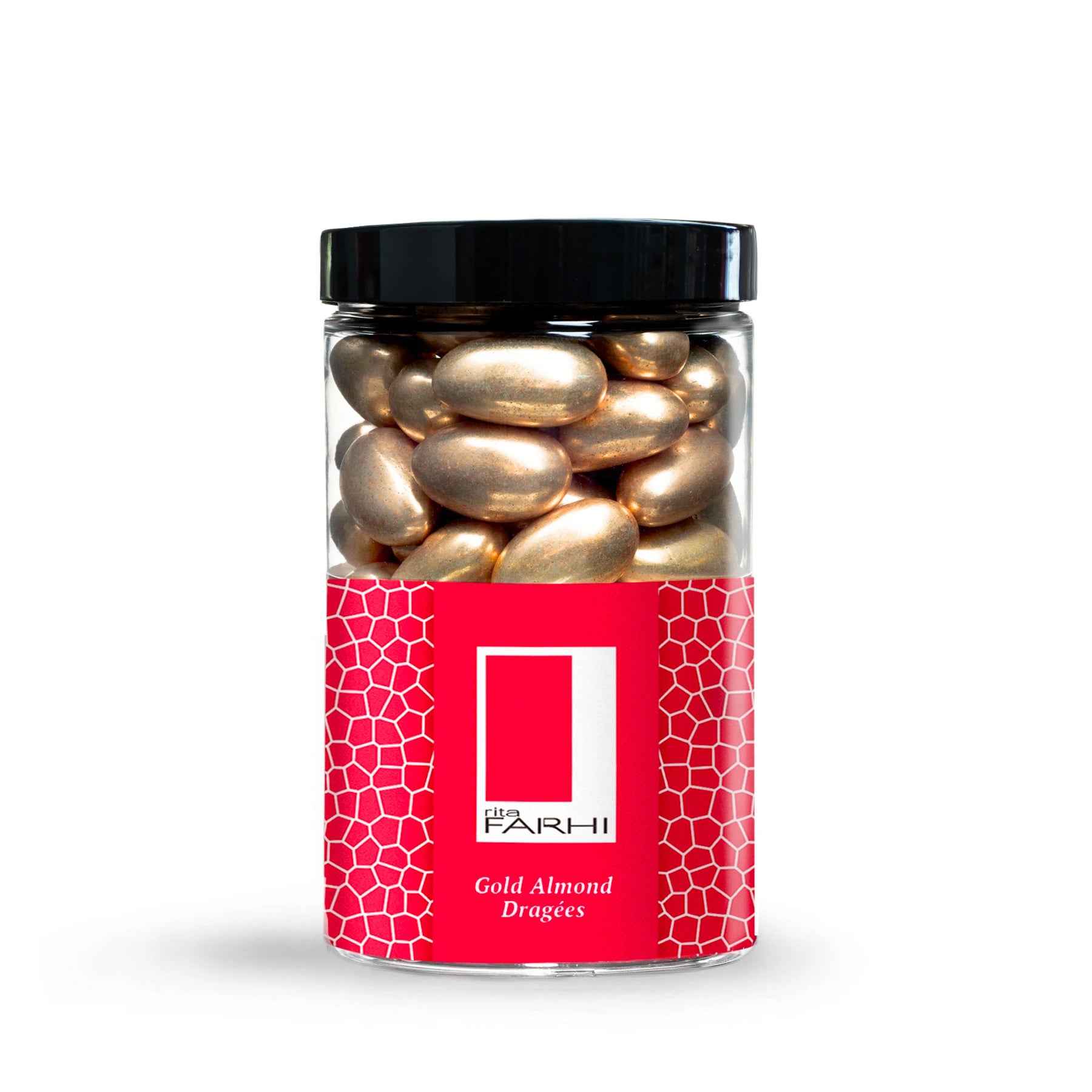 Gold Sugared Almonds, 370g-0