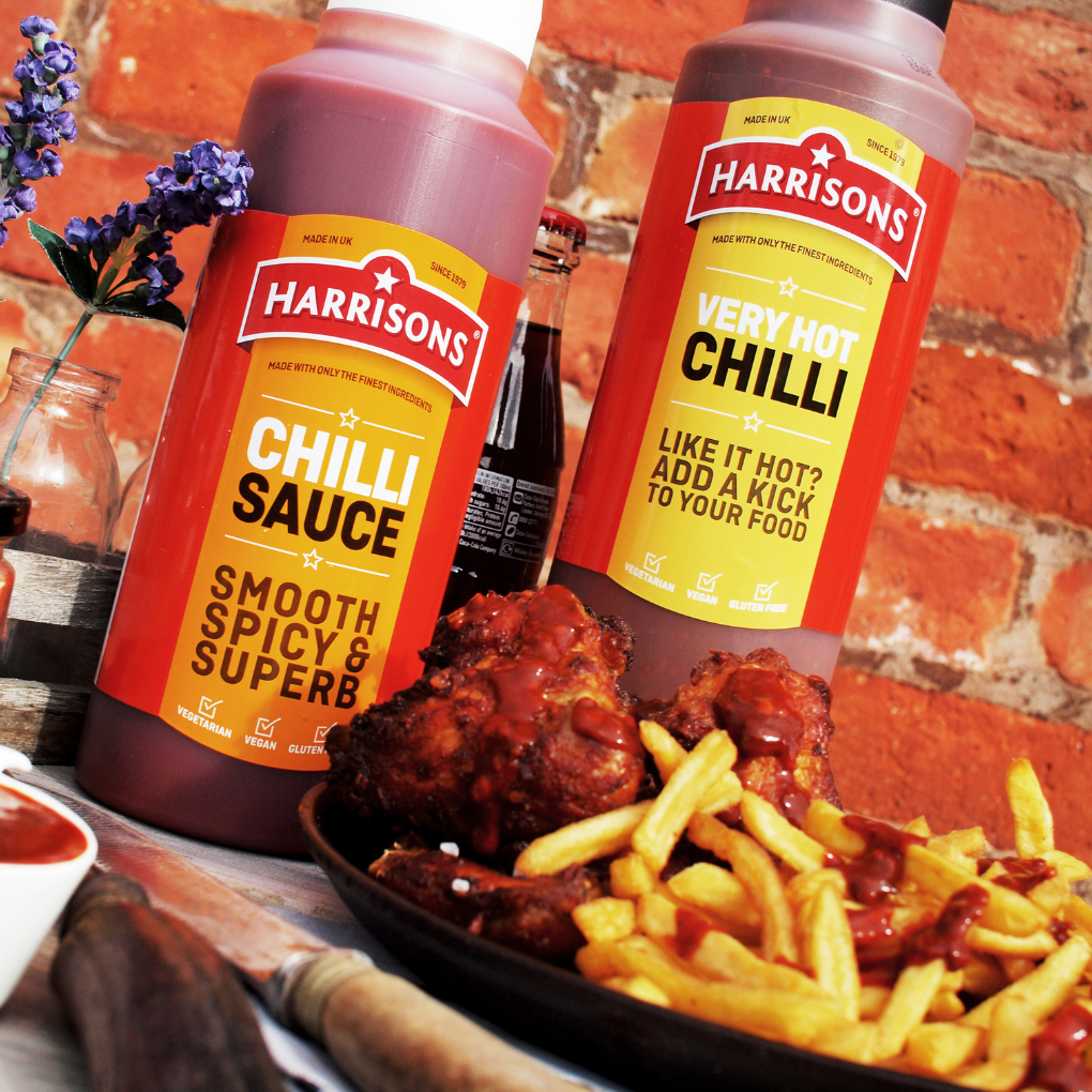 Very Hot Chilli Sauce 1 Litre Bottle (Case of 6)-1