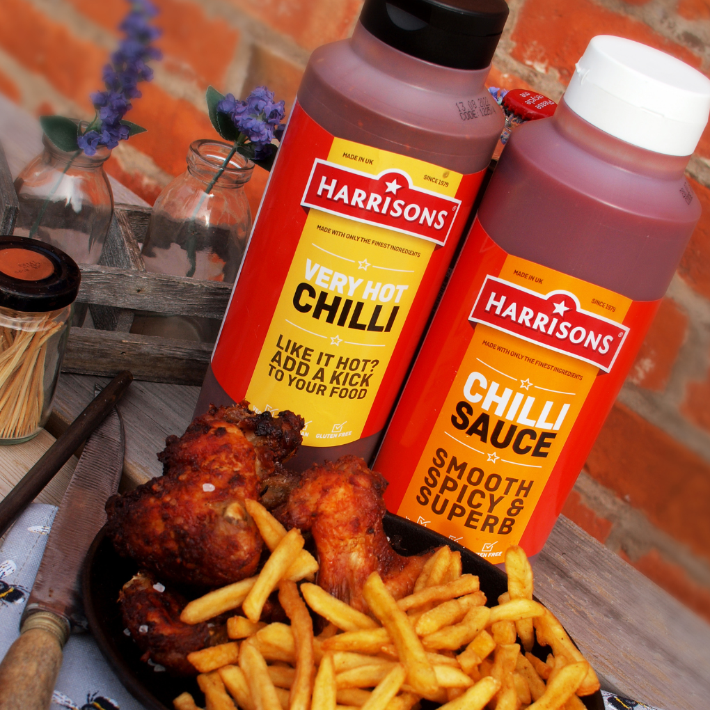 Very Hot Chilli Sauce 1 Litre Bottle (Case of 6)-2