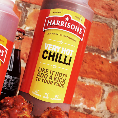 Very Hot Chilli Sauce 1 Litre Bottle (Case of 6)-3