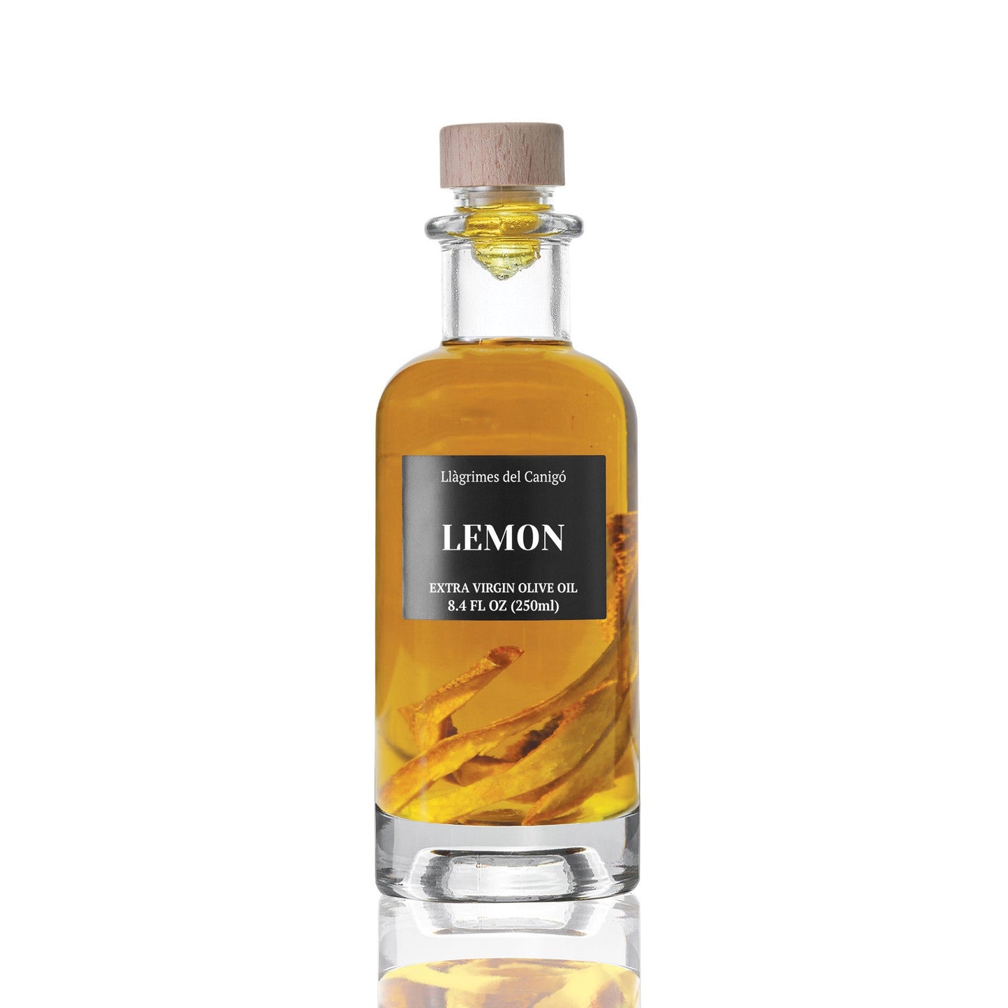 Lemon Infused Extra Virgin Olive Oil – 250ml / 8.45 fl oz – Llàgrimes del Canigó-0