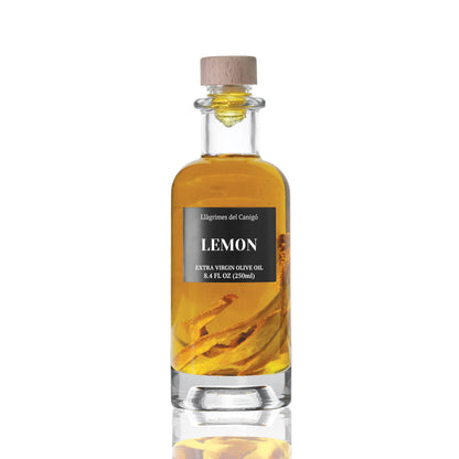 Lemon Infused Extra Virgin Olive Oil – 250ml / 8.45 fl oz – Llàgrimes del Canigó-0