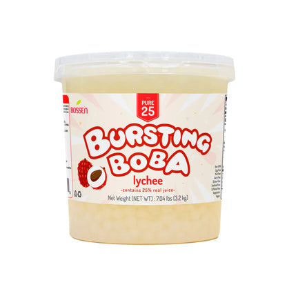 Lychee Bursting Boba Pure25 - Popping Boba - Bossen - Canada-0