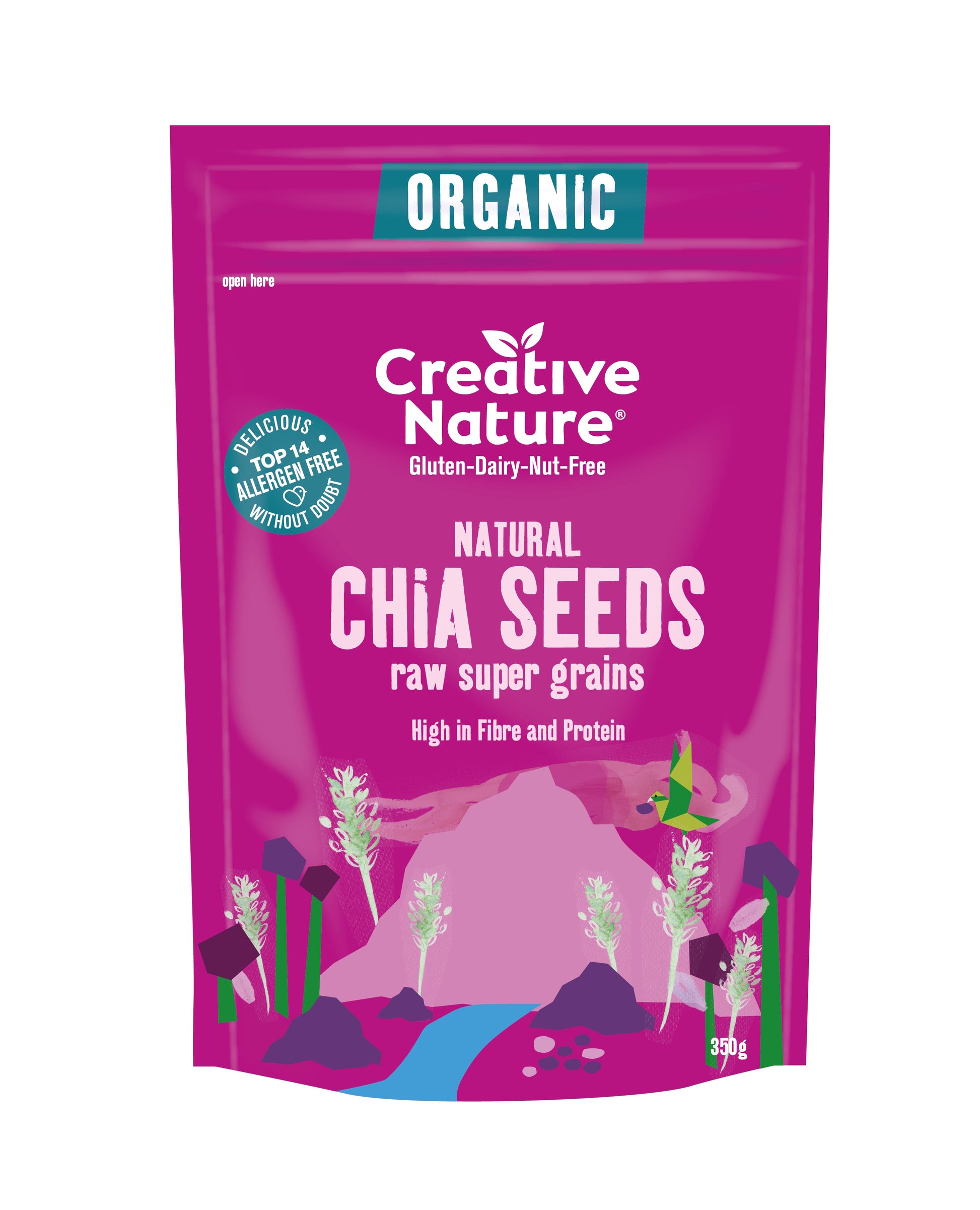 Organic Chia Seeds 350g-0