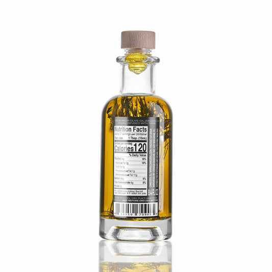 Thyme Infused Extra Virgin Olive Oil – 250ml / 8.45 fl oz – Llàgrimes del Canigó-1