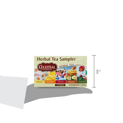 Celestial Seasonings Herbal Tea Sampler (6x18 Bag)-5
