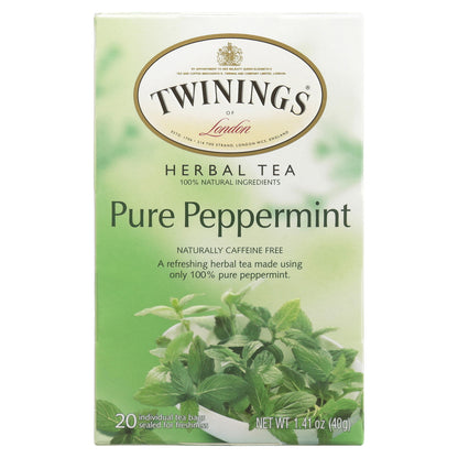 Twinings Pure Peppermint Tea (6x20 Bag)-17