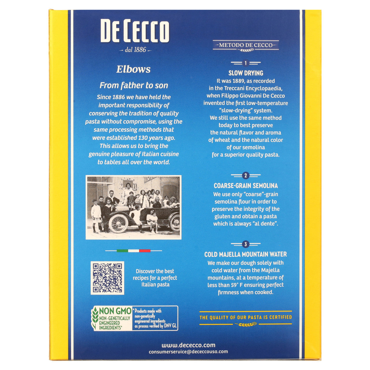 DECECCO ELBOWS PASTA ( 20 X 16 OZ   )-2