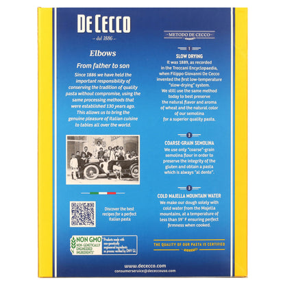 DECECCO ELBOWS PASTA ( 20 X 16 OZ   )-2