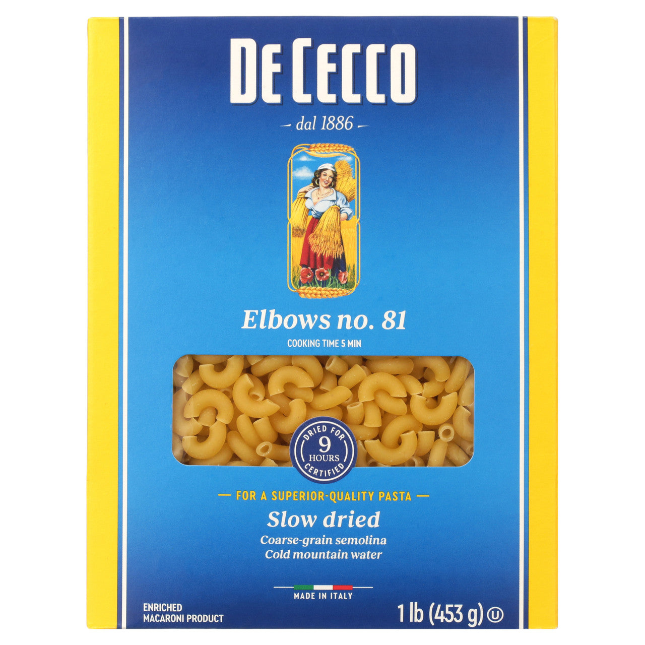 DECECCO ELBOWS PASTA ( 20 X 16 OZ   )-3