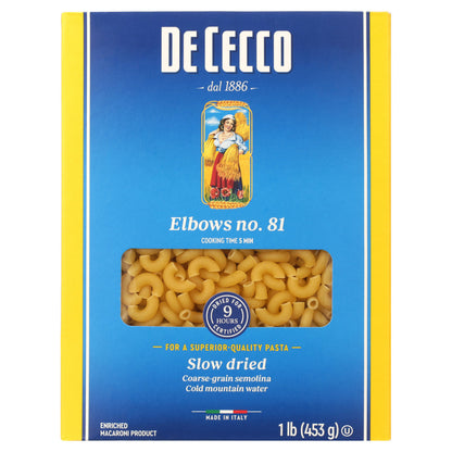 DECECCO ELBOWS PASTA ( 20 X 16 OZ   )-3