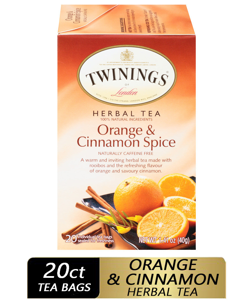 Twinings Orange & Cinnamon Spice Tea (6x20 Bag)-0