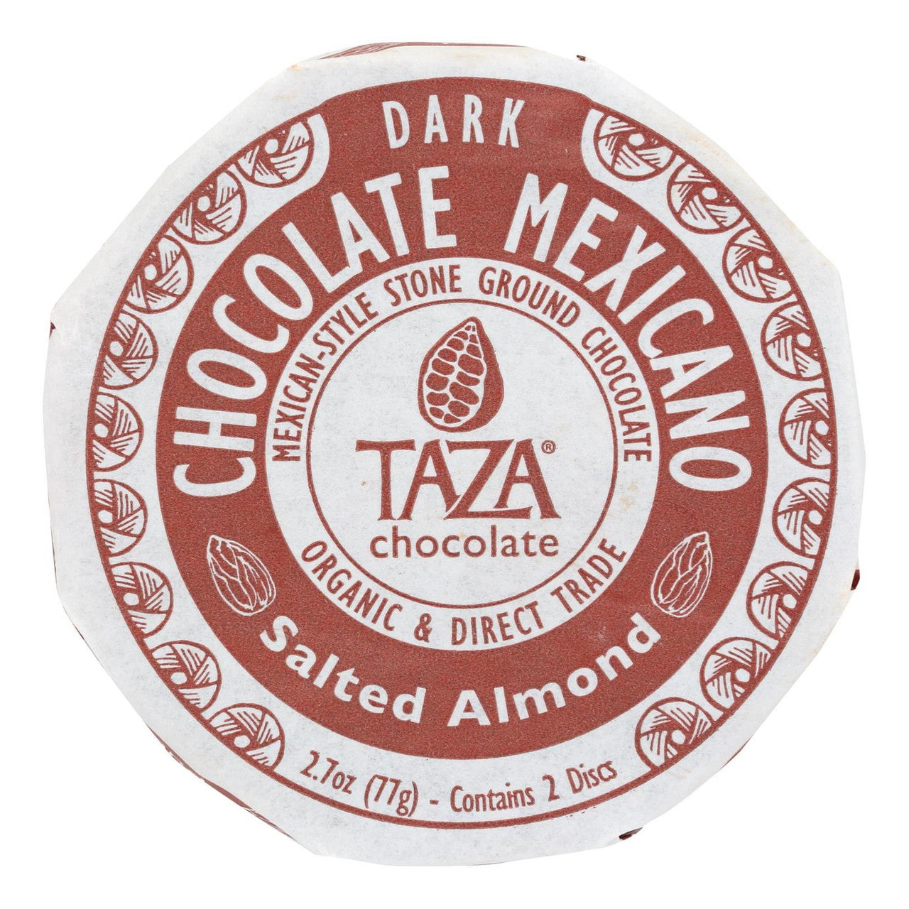 Taza Chocolate Salted Almond (12x2.7 OZ)-0