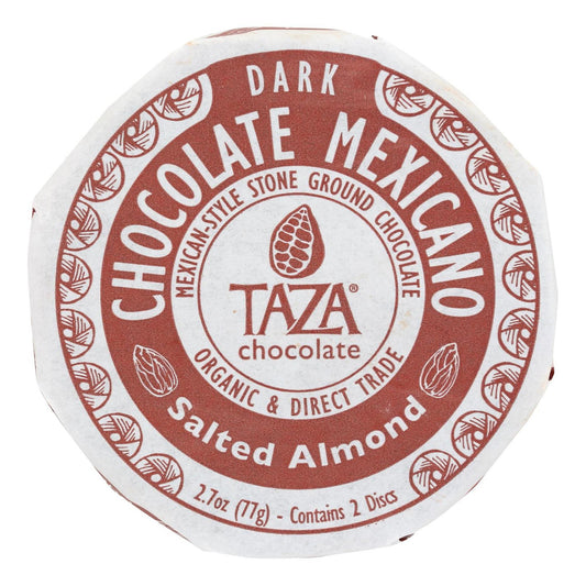 Taza Chocolate Salted Almond (12x2.7 OZ)-0