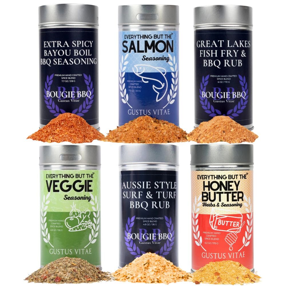 Best for Seafood Seasonings | Set of 6 XL Tins-0