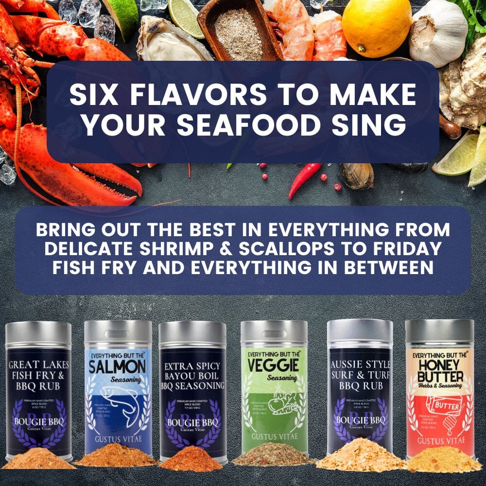 Best for Seafood Seasonings | Set of 6 XL Tins-1