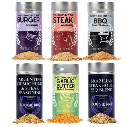 Best for Steak & Beef Seasonings | Set of 6 XL Tins-0