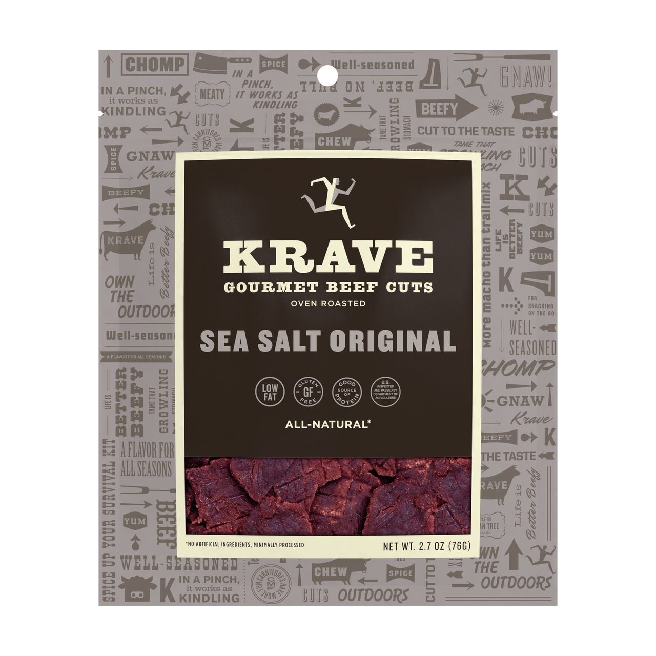 KRAVE BEEF JRKY SEA SALT ( 8 X 2.7 OZ   )-0