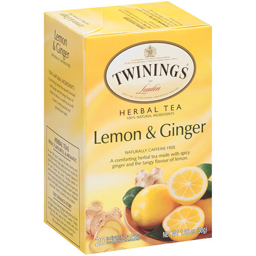 Twinings Lemon & Ginger Tea (6x20 Bag)-4