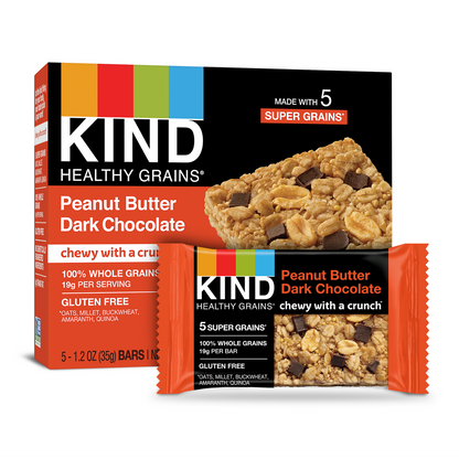 Kind Gran Bar, Drk Choc Peanutbutter (8/5x1.2 OZ)-0