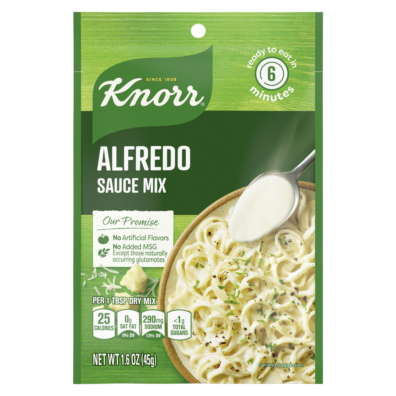 Knorr Pasta Sauce Alfredo (12x1.6OZ )-6
