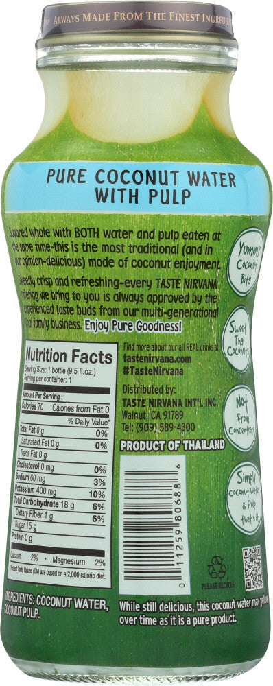 Taste Nirvana Young Coconut Juice (12x9.5OZ )-2