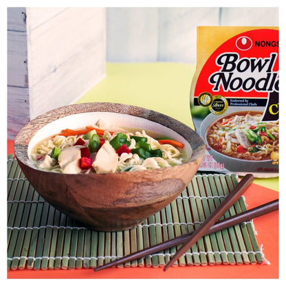 Nong Shim Spicy Chicken Noodle Soup Bowl (12x3.03Oz)-1