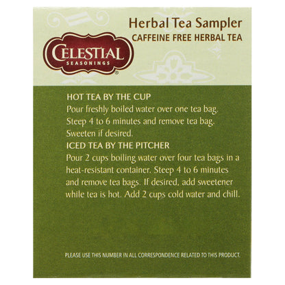 Celestial Seasonings Herbal Tea Sampler (6x18 Bag)-2