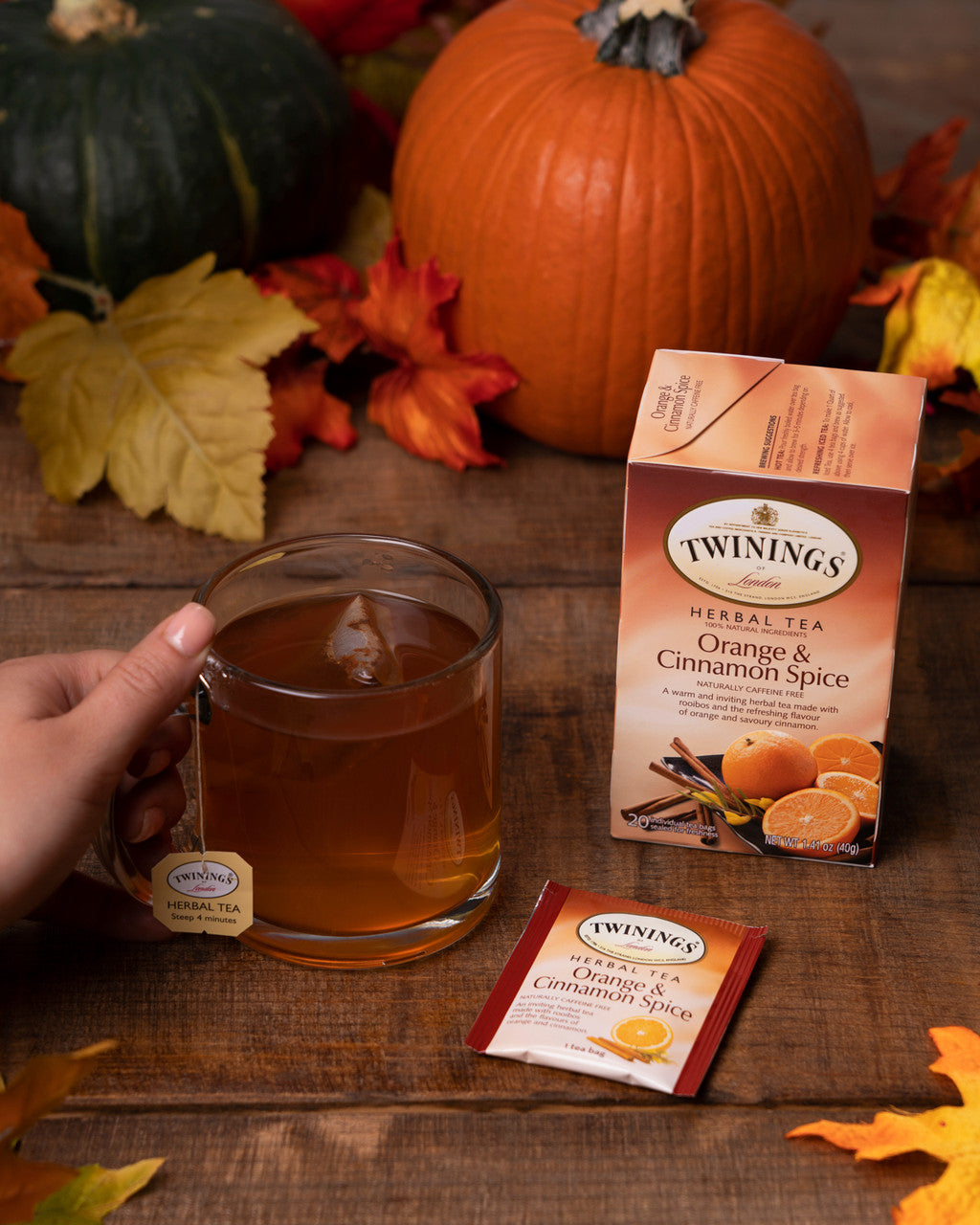 Twinings Orange & Cinnamon Spice Tea (6x20 Bag)-2