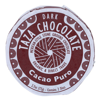 Taza Chocolate Cacao Puro, Drk Choc, 70% Cacao (12x2.7 OZ)-0