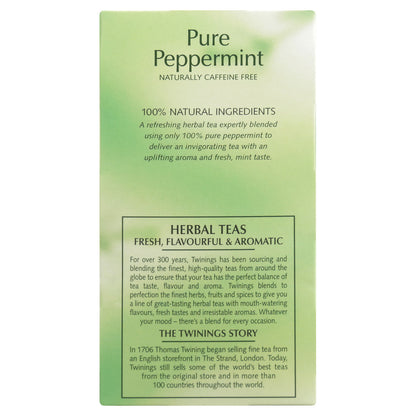 Twinings Pure Peppermint Tea (6x20 Bag)-15