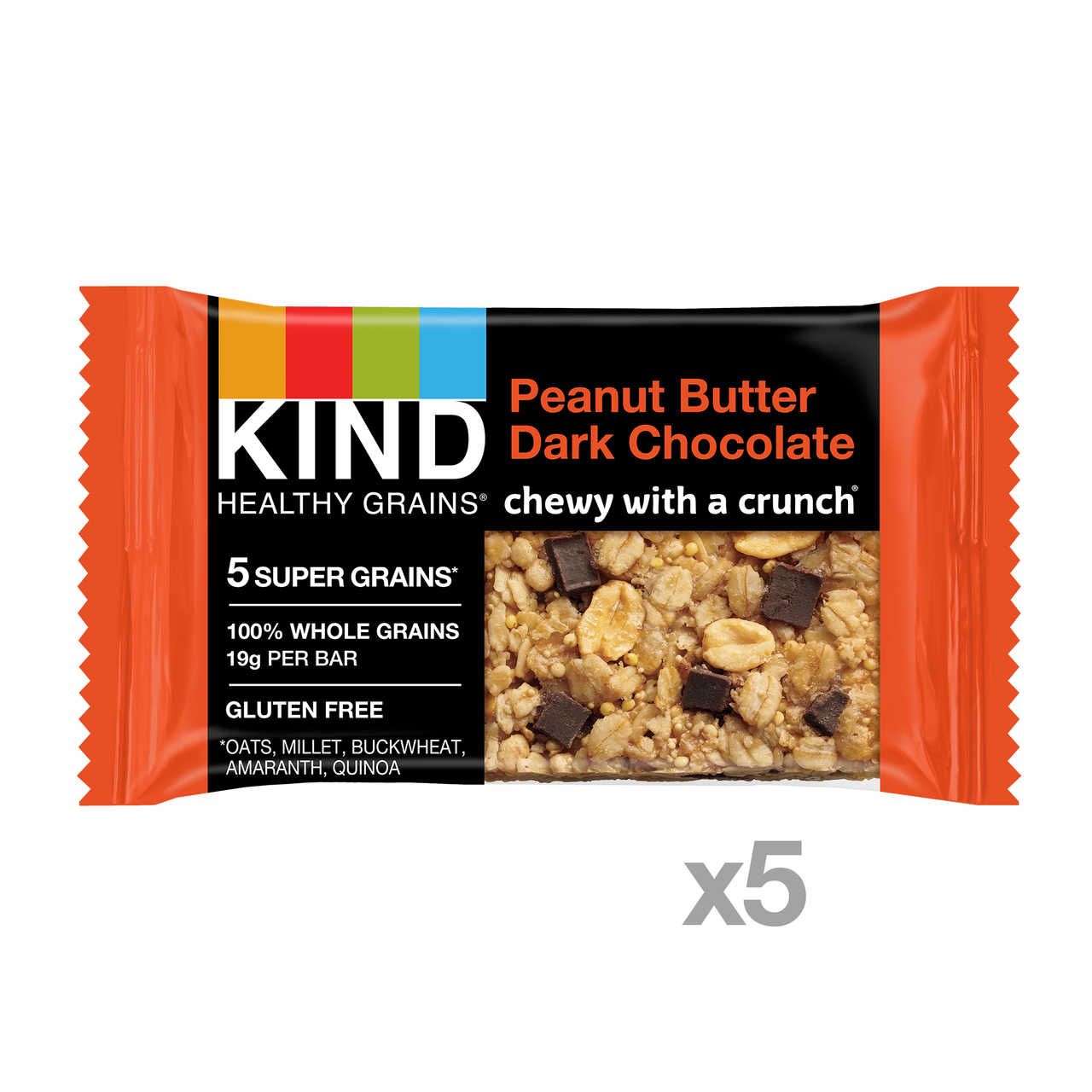 Kind Gran Bar, Drk Choc Peanutbutter (8/5x1.2 OZ)-3