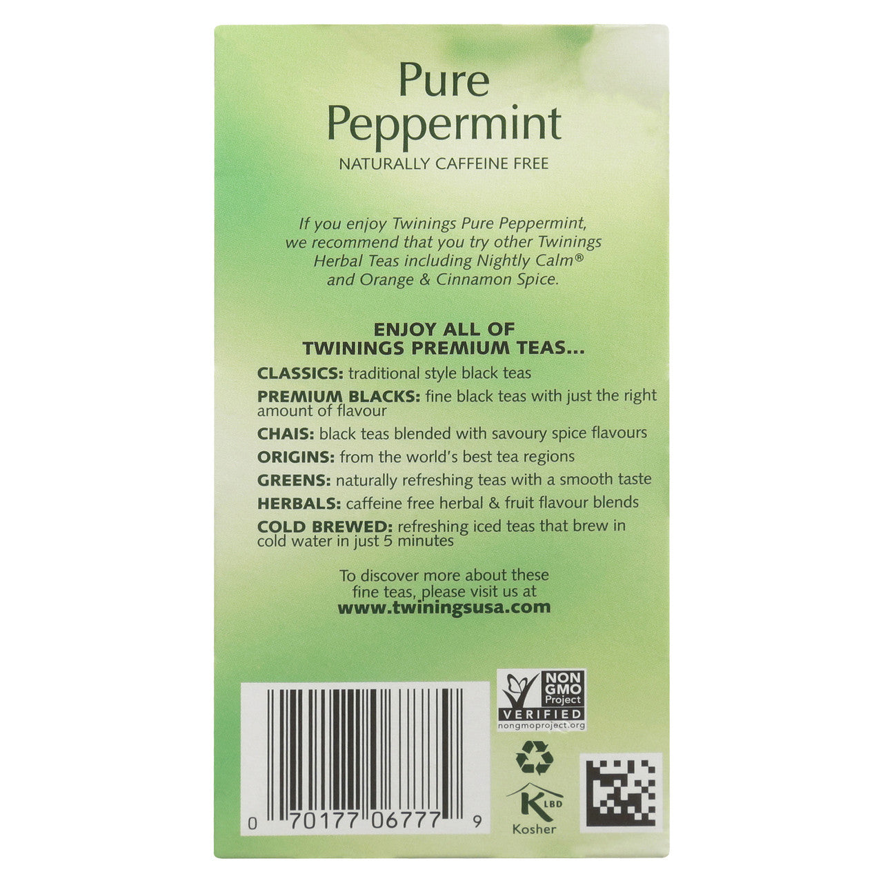 Twinings Pure Peppermint Tea (6x20 Bag)-18