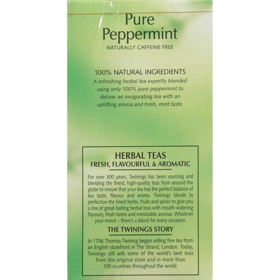 Twinings Pure Peppermint Tea (6x20 Bag)-11