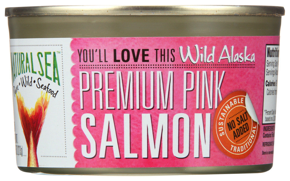 Natural Sea Premium Alaskan Pink Salmon Unsalted (12x7.5Oz)-0
