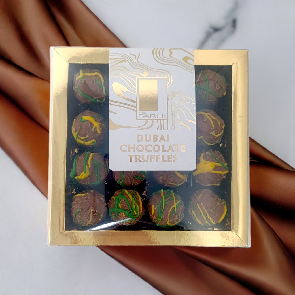 Dubai Chocolate Truffles in Luxury Gift Box, 192g-4