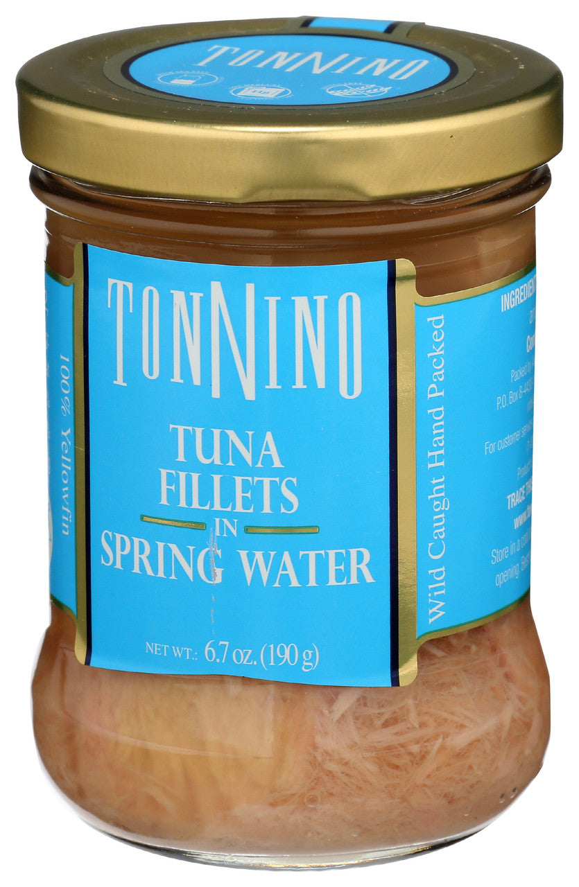 Tonnino Tuna Fillets In Spring Water (6x6.7 OZ)-9