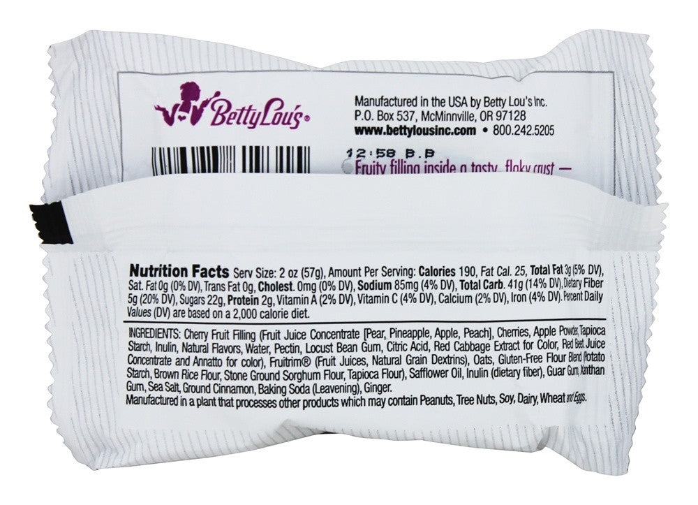 Betty Lou's Cherry Fruit Bar (12x2 Oz)-1