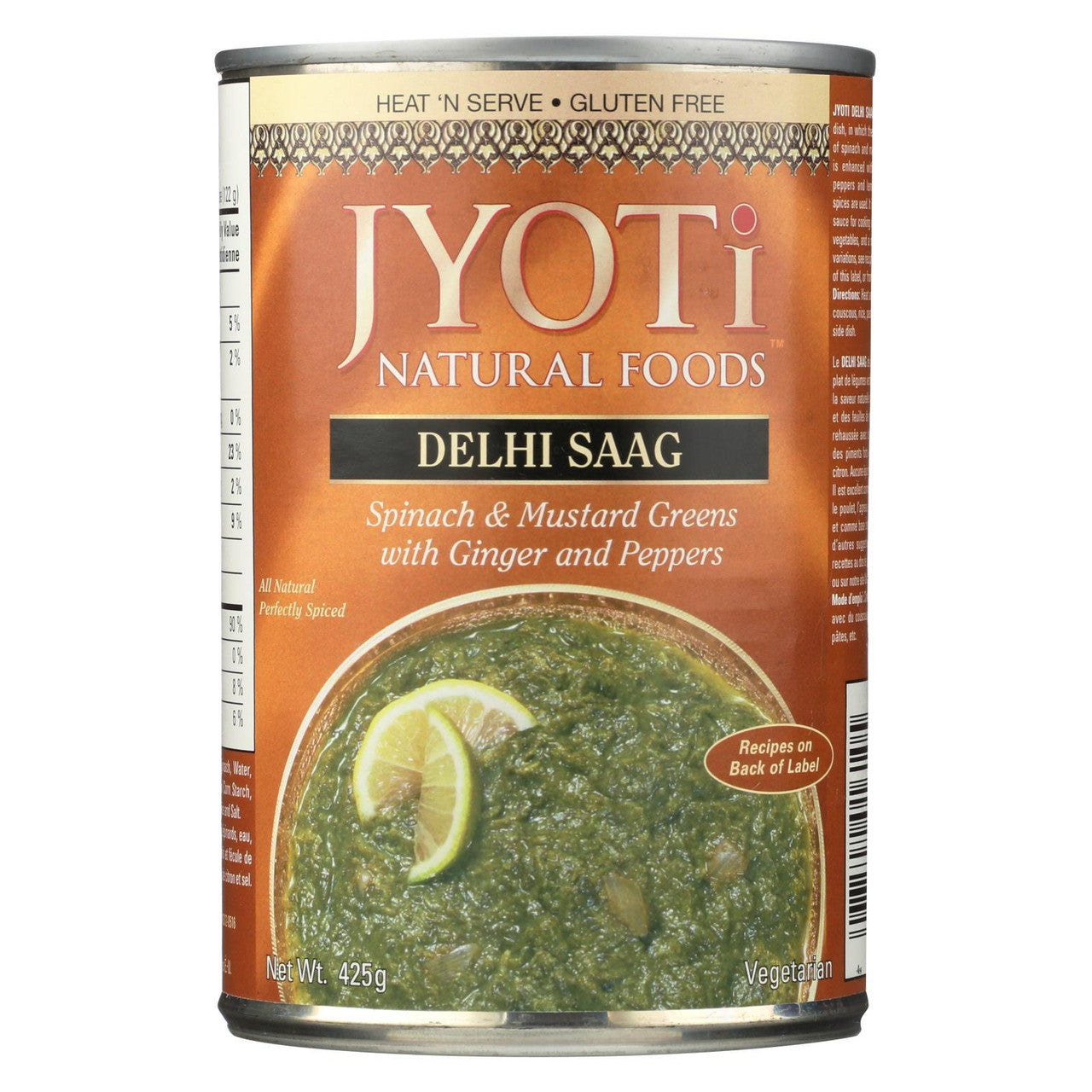 Jyoti Delhi Saag/Spinach & Greens (12x15 Oz)-0