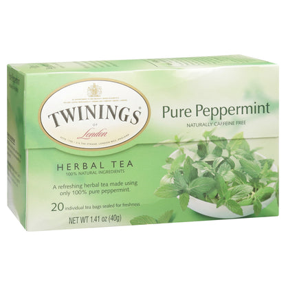 Twinings Pure Peppermint Tea (6x20 Bag)-19