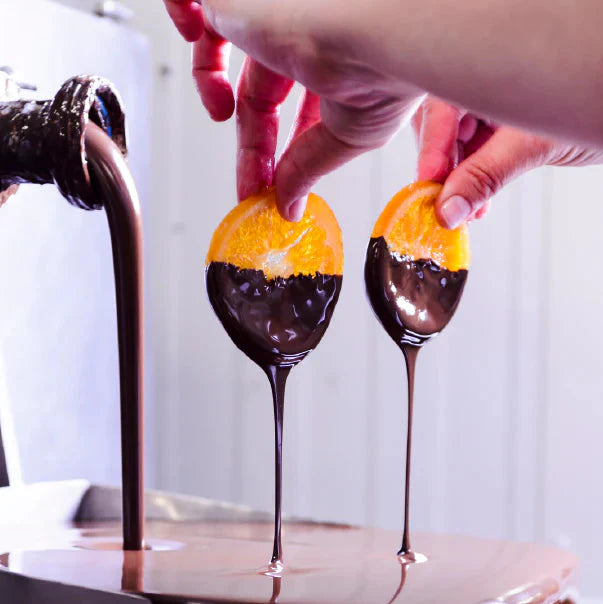 Belgian Dark Chocolate Dipped Candied Orange  Slices, 200g-1