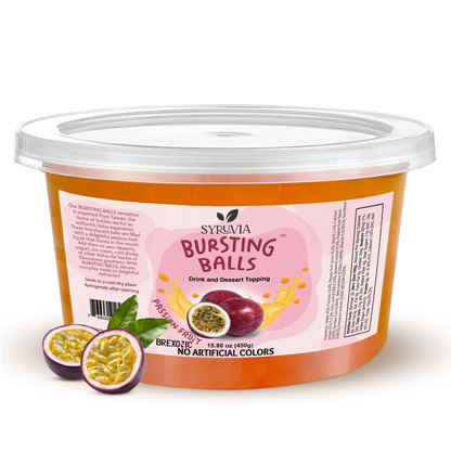 1 LB Passion Fruit Flavored Popping Boba-0