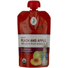 Peter Rabbit Organics Peach & Apple Fruit Snacks (10x4 Oz)-0